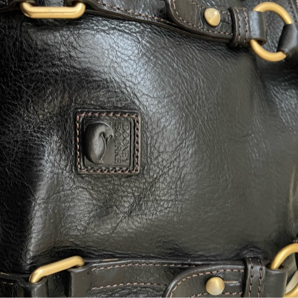 Dooney Bourke Black Leather Handbag - Picture 5 of 9